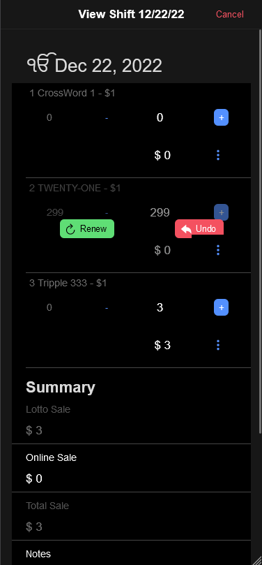 Lotto Tracker